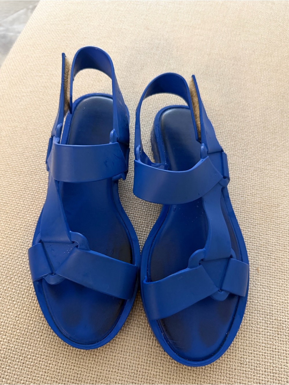Melissa Royal Blue Adjustable Strap Sandals